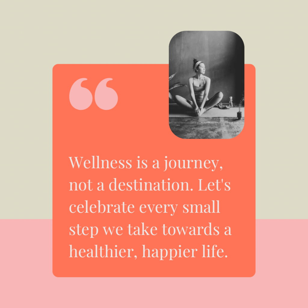 Wellness and yoga  quote